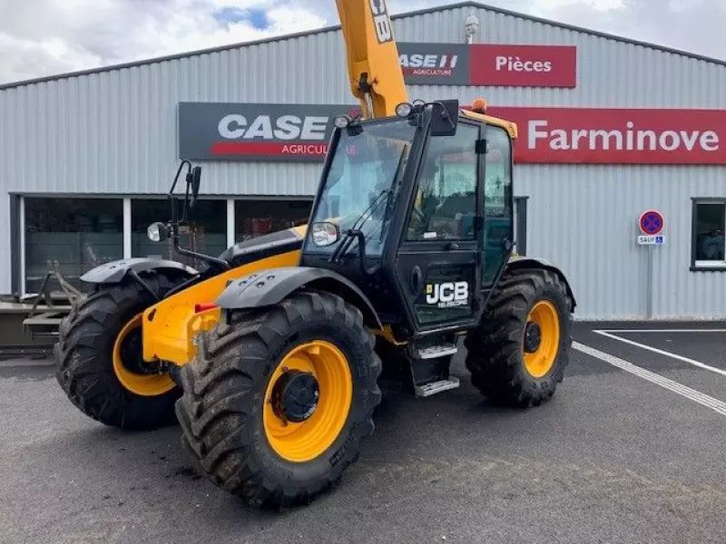 E-FARM: JCB 526-56 - Chargeur télescopique  - id W7MZVUV - 56 000 € - Année: 2019 - Puissance du moteur (chevaux): 110,France