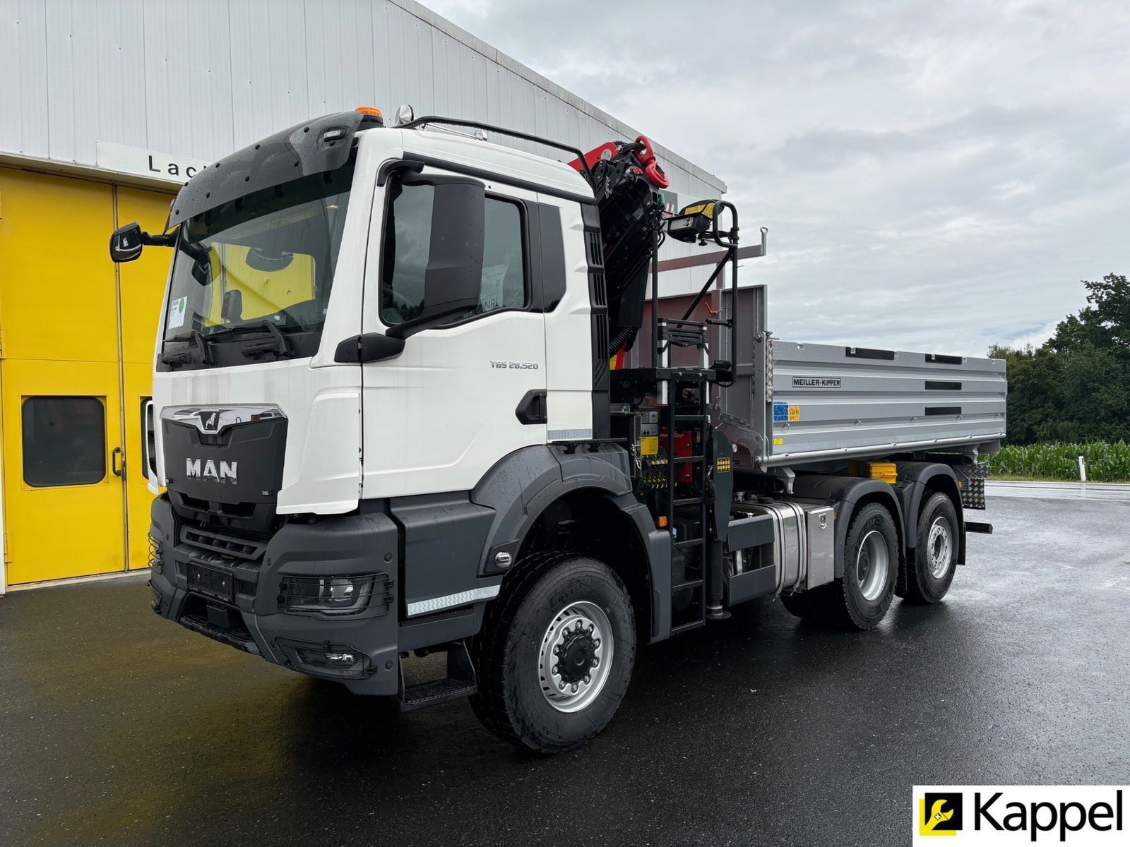 E-FARM: MAN tgs 28.520 6x4-4 bl / palfinger pk22 / meiller - Véhicule motorisé - id CL1HD5X - Année: 2025 - Autriche