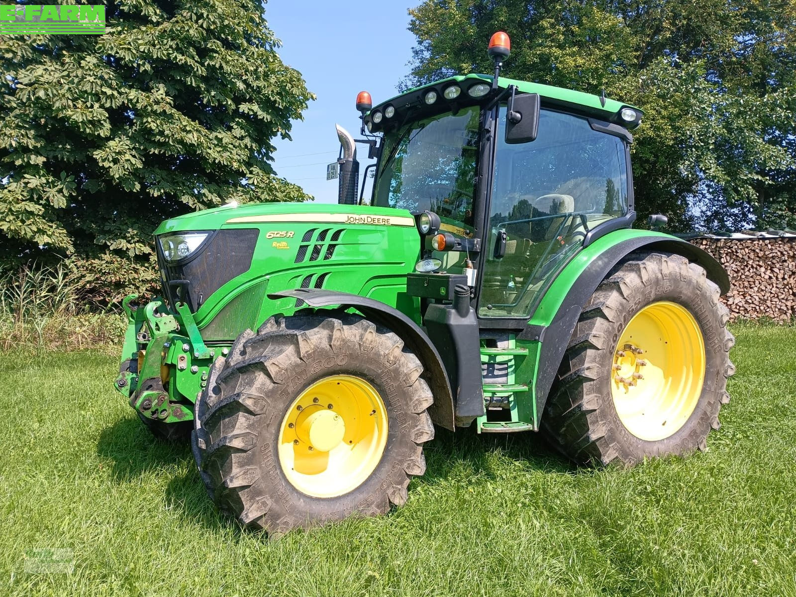 John Deere 6125 R tractor €66,000