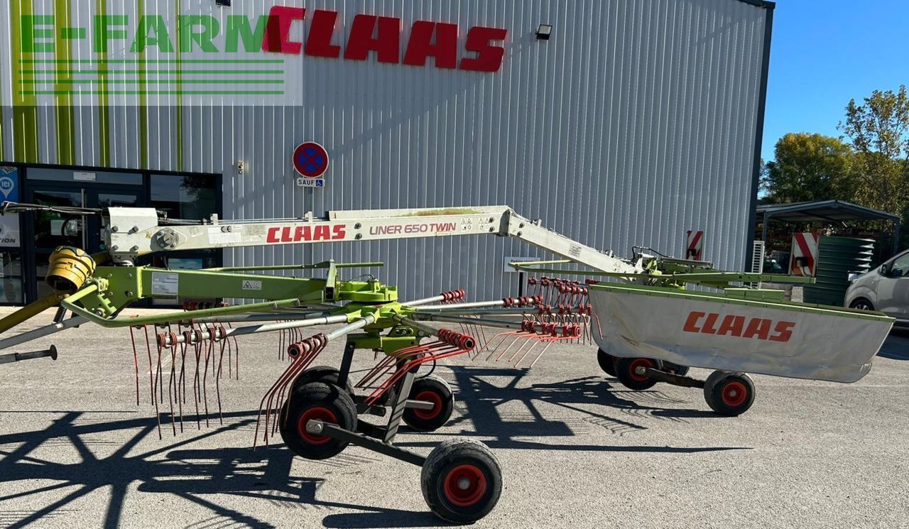 E-FARM: Claas Liner 650 Twin - Voltafieno - id NEA4FF5 - 6.500 € - Anno di costruzione: 2006 - Francia