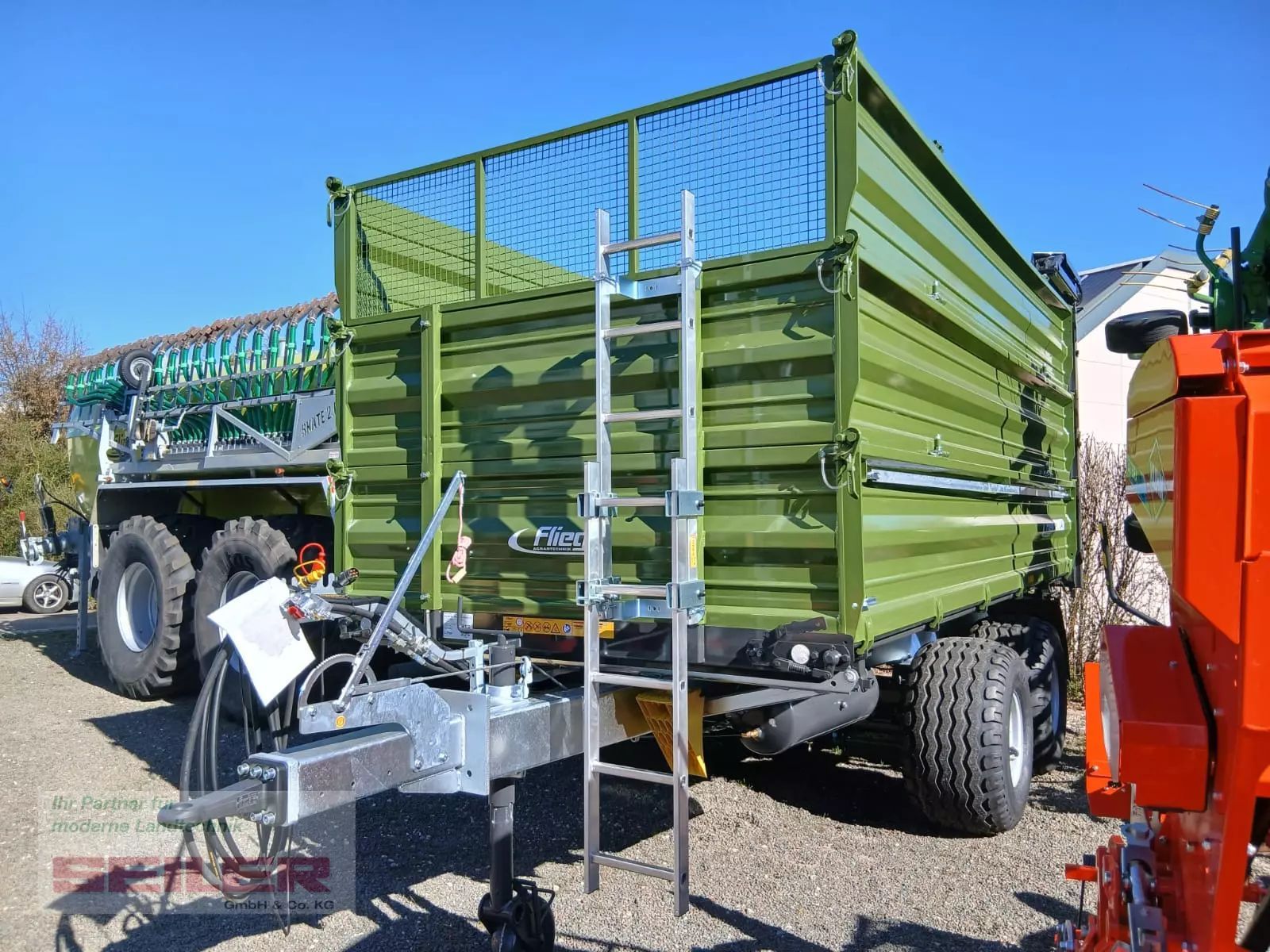 Fliegl tdk 140 vr fox + hydr. rückwand 18m³ Pótkocsi billencs 20 798 EUR