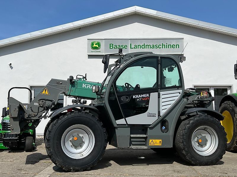 E-FARM: KRAMER kt407 zentralschmierung klima - Ładowacz teleskopowy - id QYRTY3D - 73 500 € - Rok produkcji: 2022 - Motogodziny: 2697,Moc silnika: 136,Niemcy