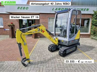 E-FARM: Wacker Neuson et 16 - Mini excavator - id 3BGALYU - €25,800 - Year of construction: 2023 - Germany