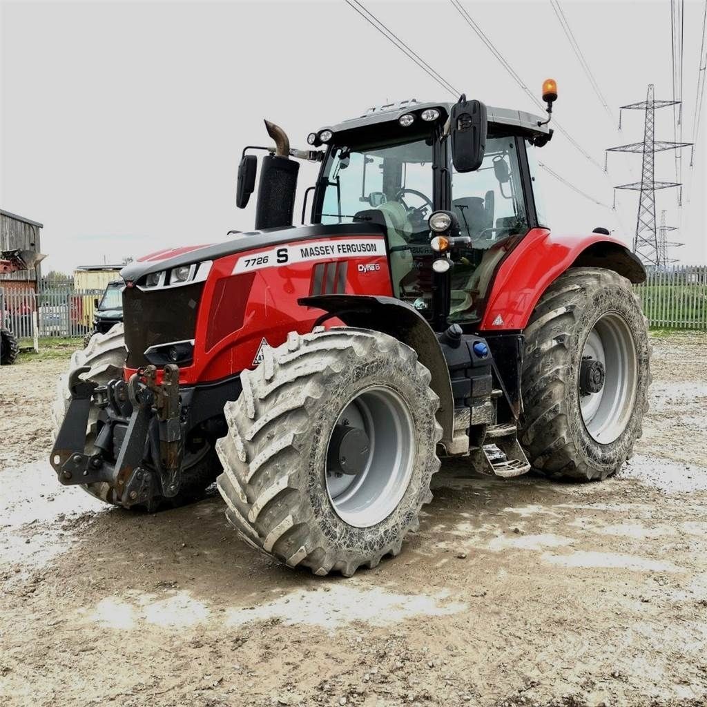 E-FARM: Massey Ferguson 7726S - Tracteur - id SEVULVY - 81 391 € - Année: 2018 - Lecture du nombre d'heure: 7 730,Royaume-Uni
