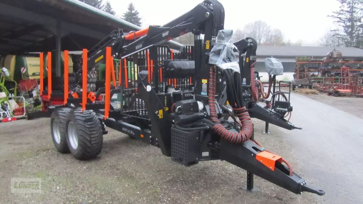E-FARM: BMF 14t2 + 850 hp - Forestry trailer - id TMQKWRT - Year of construction: 2022 - Austria