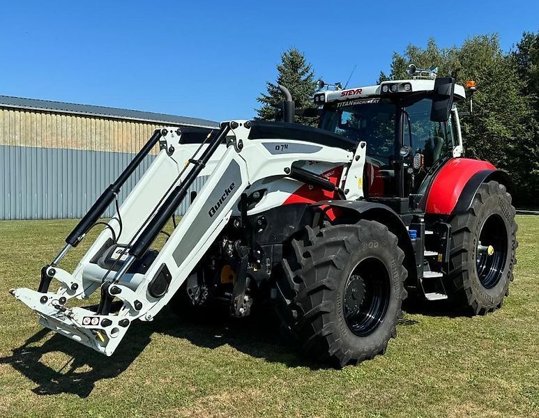 E-FARM: Steyr Absolut 6185 CVT - Traktor - id MZVQPXZ - 170.500 € - Baujahr: 2021 - Abgelesene Motorstunden: 809,Motorleistung (PS): 185,Deutschland