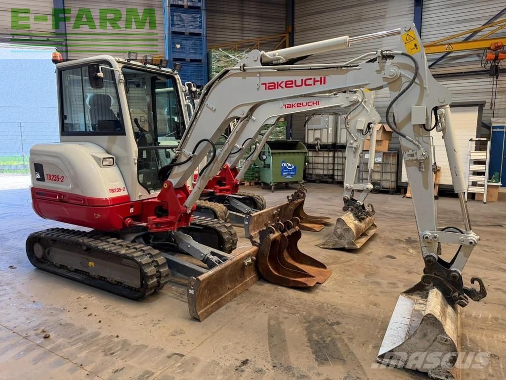 Takeuchi tb235-2 *1189h original* - 3 buckets / löffel - f Minigraver 39.500 €
