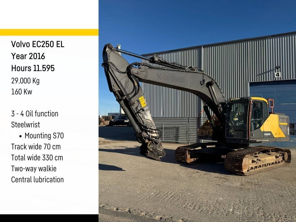 VOLVO ec 250 el Excavadora de orugas 70.938 €