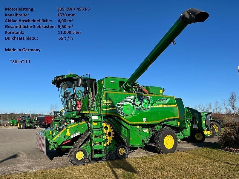 John Deere T 670 Combine harvester €309,000