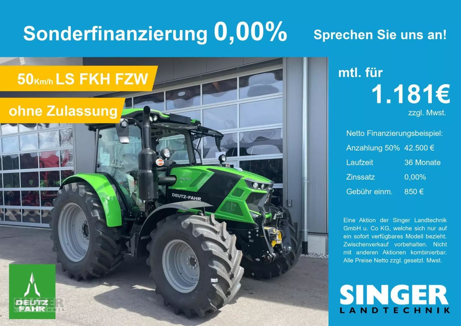 Deutz-Fahr 6125 C Tractor €85,000