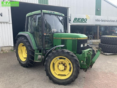 E-FARM: John Deere 6100 - Tractor - id TQ2FTGE - €19,000 - Year of construction: 1995 - Engine hours: 12,075,Engine power (HP): 75,Germany