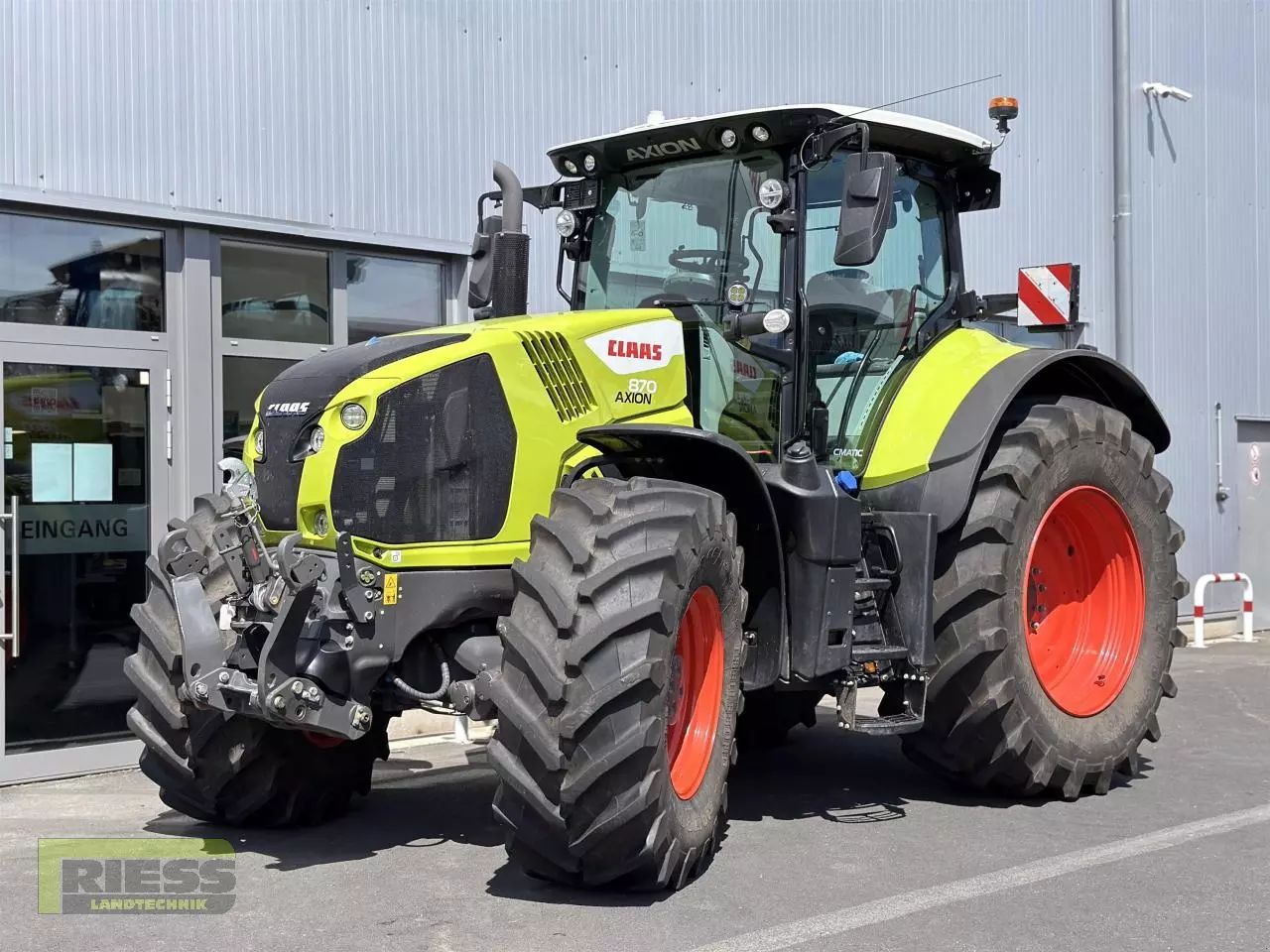 E-FARM: Claas Axion 870 CMATIC CEBIS - Traktor - id YUFDIPX - 168.000 € - Baujahr: 2022 - Abgelesene Motorstunden: 1.190,Motorleistung (PS): 284,Deutschland