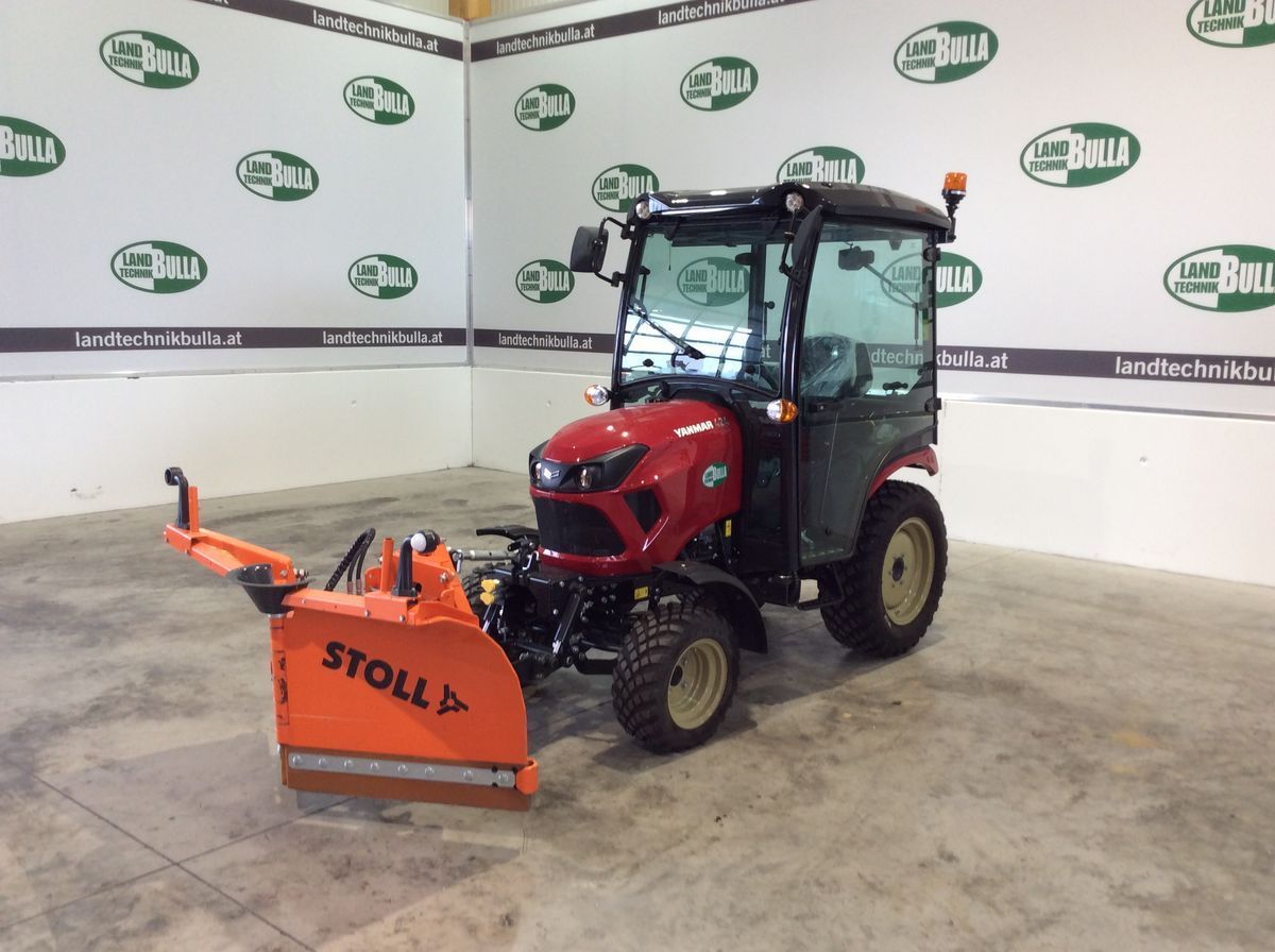 E-FARM: Yanmar sa 424 mit schneepflug - Traktor - id SDQBGI2 - Motorleistung (PS): 24 - Österreich