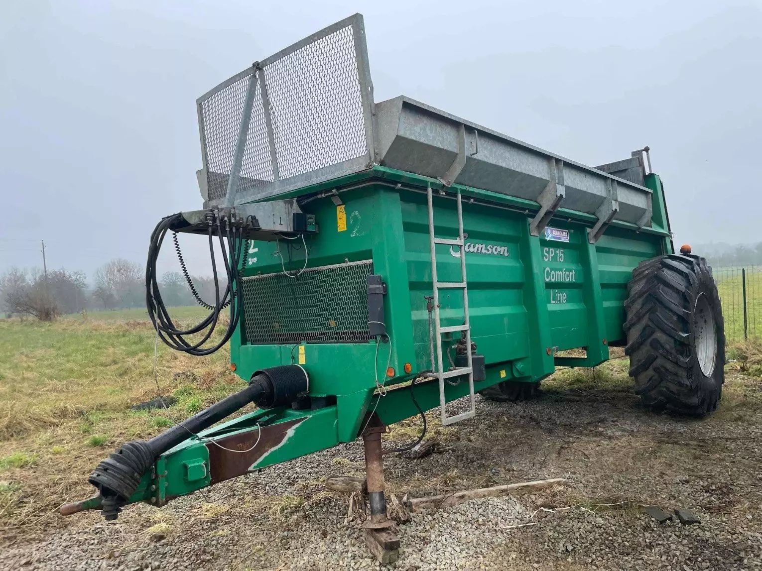 E-FARM: Samson épandeur à fumier sp15 samsom - Épandeur de fumier et de compost - id WF3UGKG - Année: 2016 - France