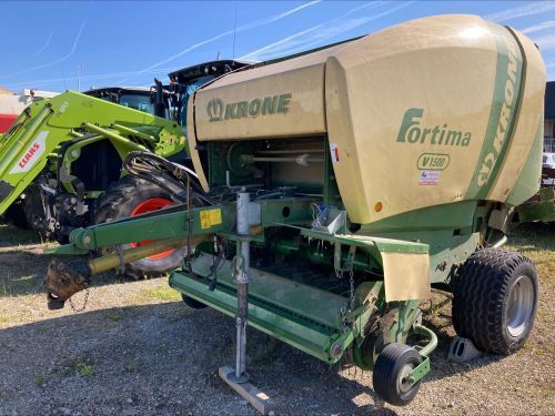 E-FARM: Krone Fortima V 1500 - Baler - id HPASQHA - €15,500 - Year of construction: 2013 - Total number of bales produced: 16,500,France