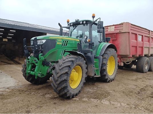E-FARM: John Deere 6155 M - Tractor - id QXCQNKA - 80.000 EUR - Anul: 2019 - Citeste ore: 3.750,Muterea motorului: 155,Franța