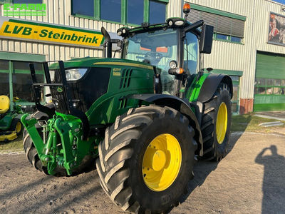 E-FARM: John Deere 6215 R - Tractor - id 7VTGVNR - €112,000 - Year of construction: 2018 - Engine hours: 4,184,Engine power (HP): 215,Germany