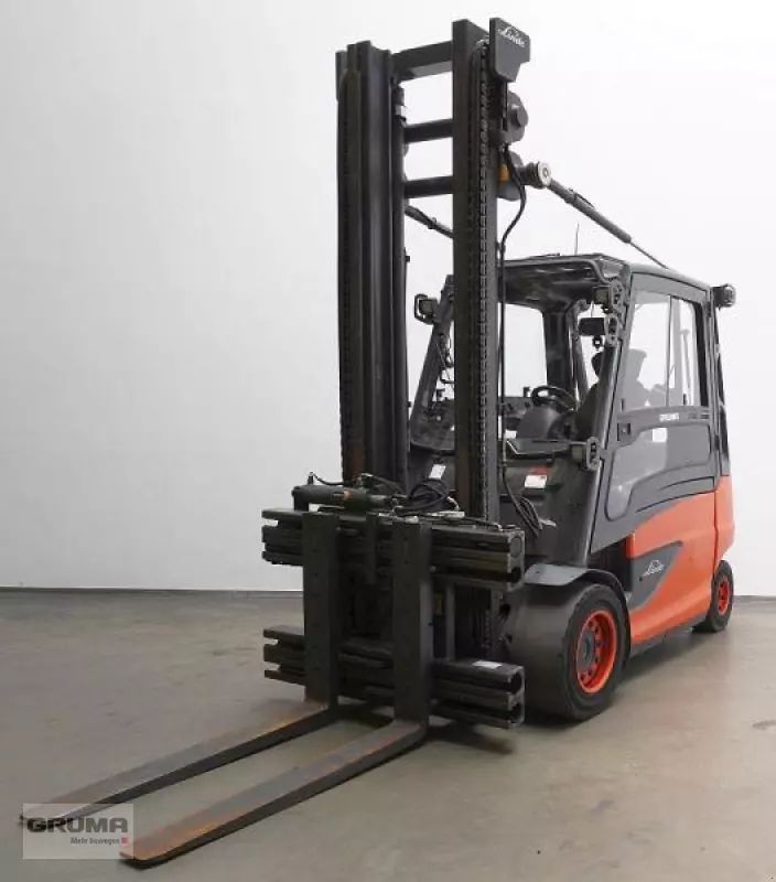 E-FARM: Linde e 50/600 hl 388 - Maszt sztaplowy - id CKY1HCZ - 28 500 € - Rok produkcji: 2018 - Motogodziny: 10 239,Niemcy