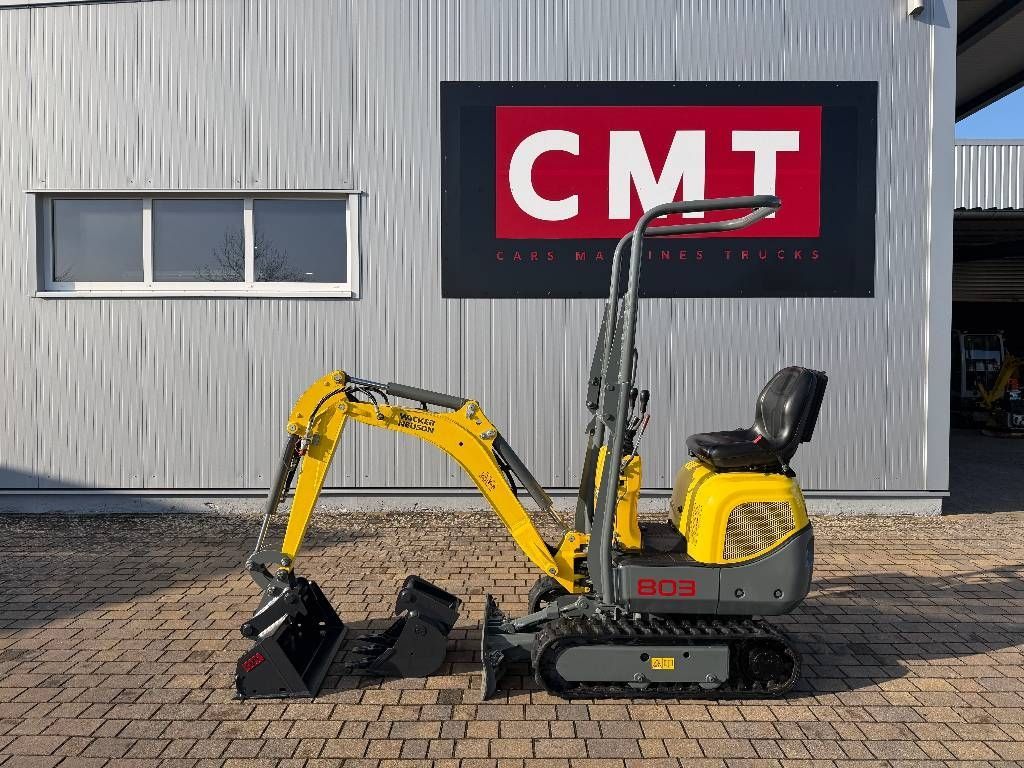 Wacker Neuson 803 dual power *2021*508h*2xlöffel neu*sw Mini excavator 12.580 EUR