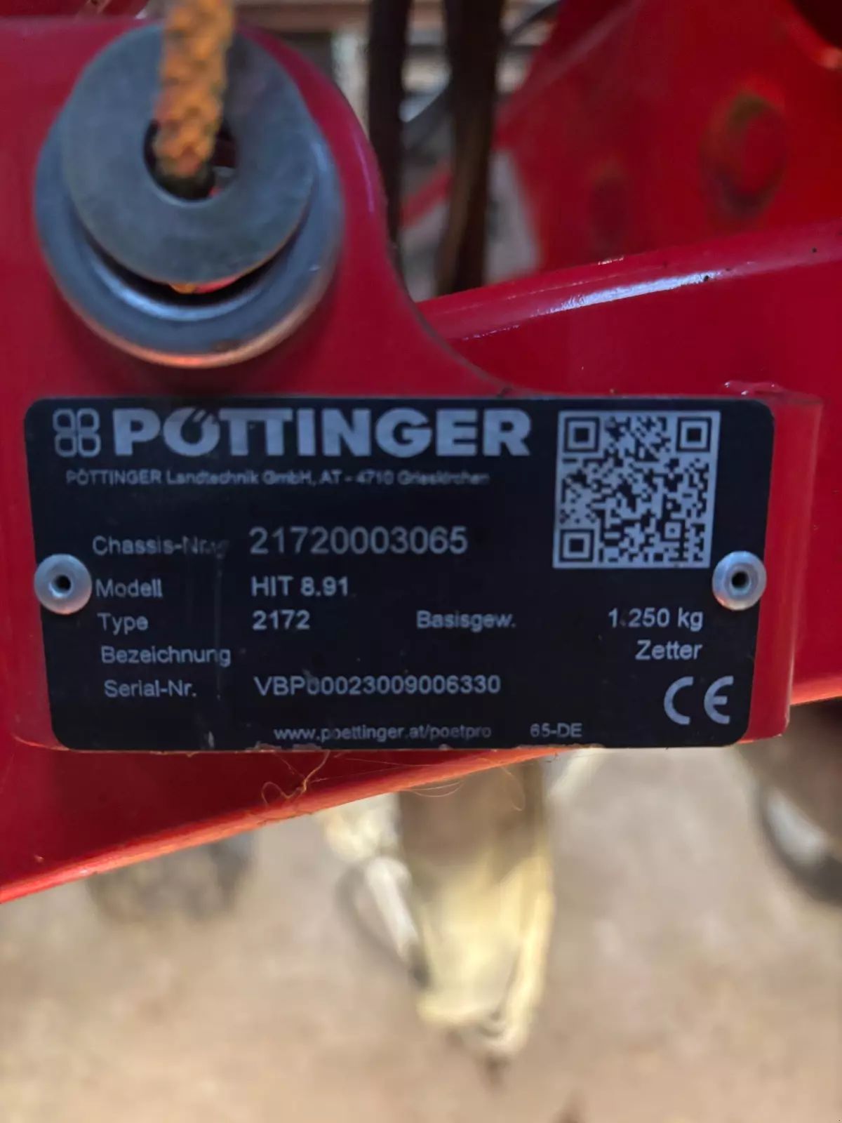 Pöttinger Hit 8.91 Теддер 9 700 €