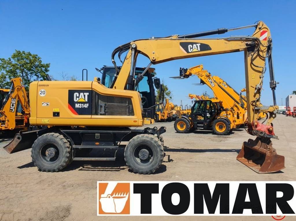 Caterpillar m 314 f Excavadora de ruedas 85.055 €