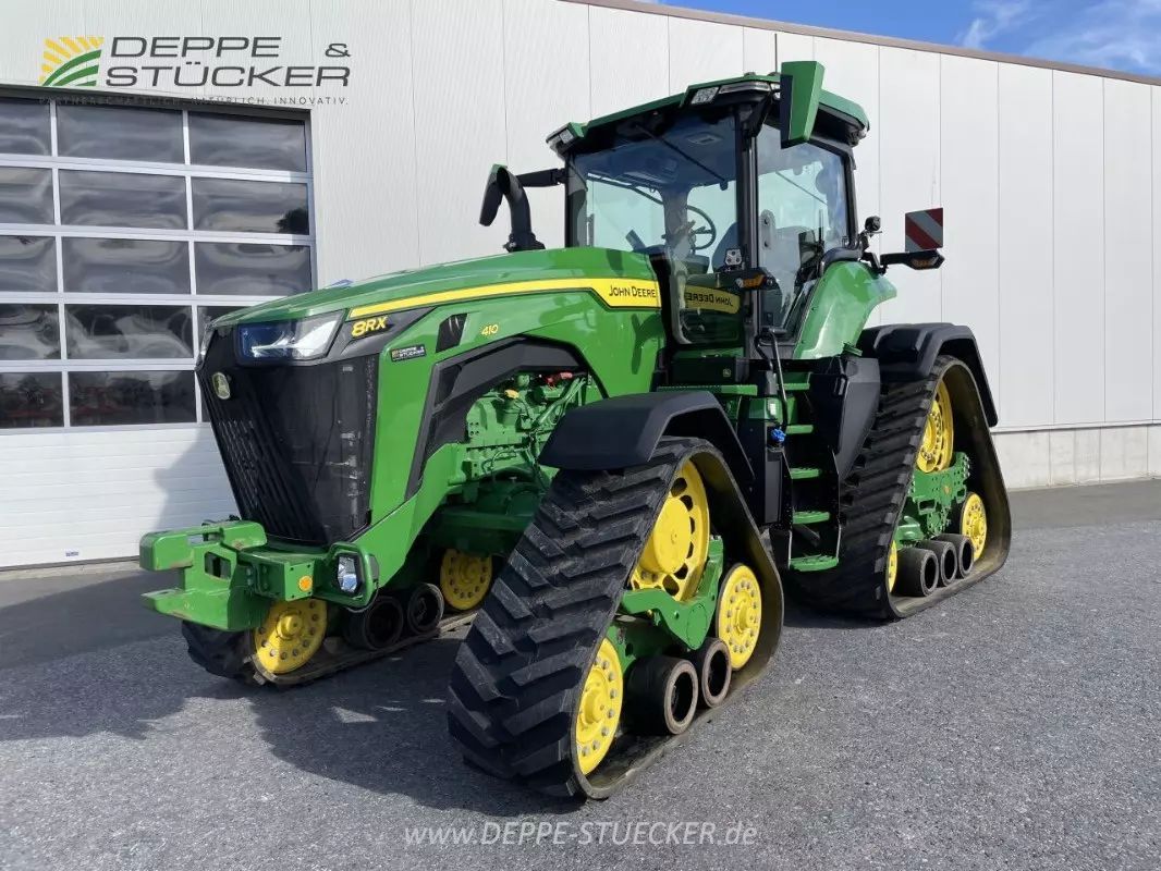E-FARM: John Deere 8RX 410 - Tractor - id ZDM9E36 - €322,000 - Year of construction: 2021 - Engine hours: 945,Engine power (HP): 410,Germany