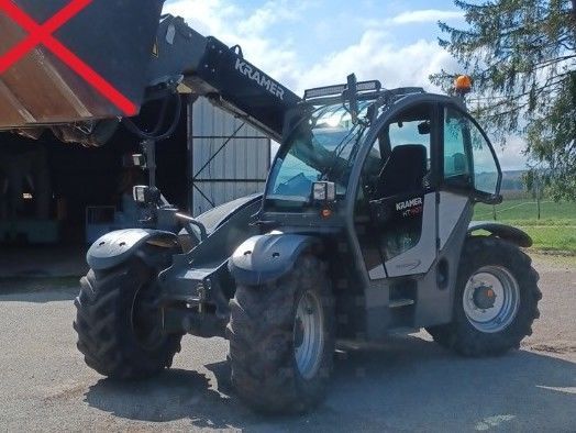 E-FARM: KRAMER kt407 - Ładowacz teleskopowy - id 8X7HT3M - 68 000 € - Rok produkcji: 2021 - Motogodziny: 3000,Moc silnika: 136,Francja