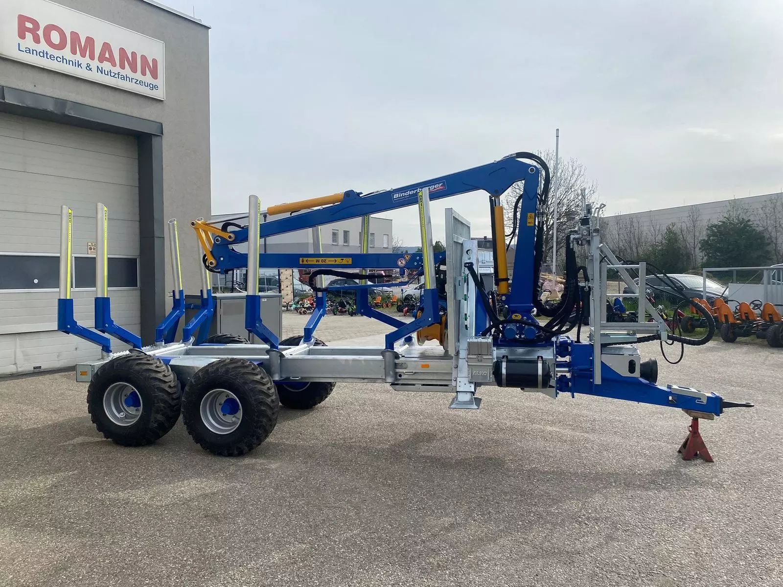 E-FARM: Binderberger rw 10 eco - Forestry trailer - id 5EIY9BA - €33,500 - Year of construction: 2023 - Austria