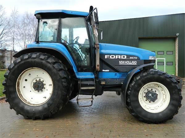 E-FARM: Ford 8670 - Tracteur - id ZQSCUET - 26 323 € - Année: 1995 - Puissance du moteur (chevaux): 210,Lettonie