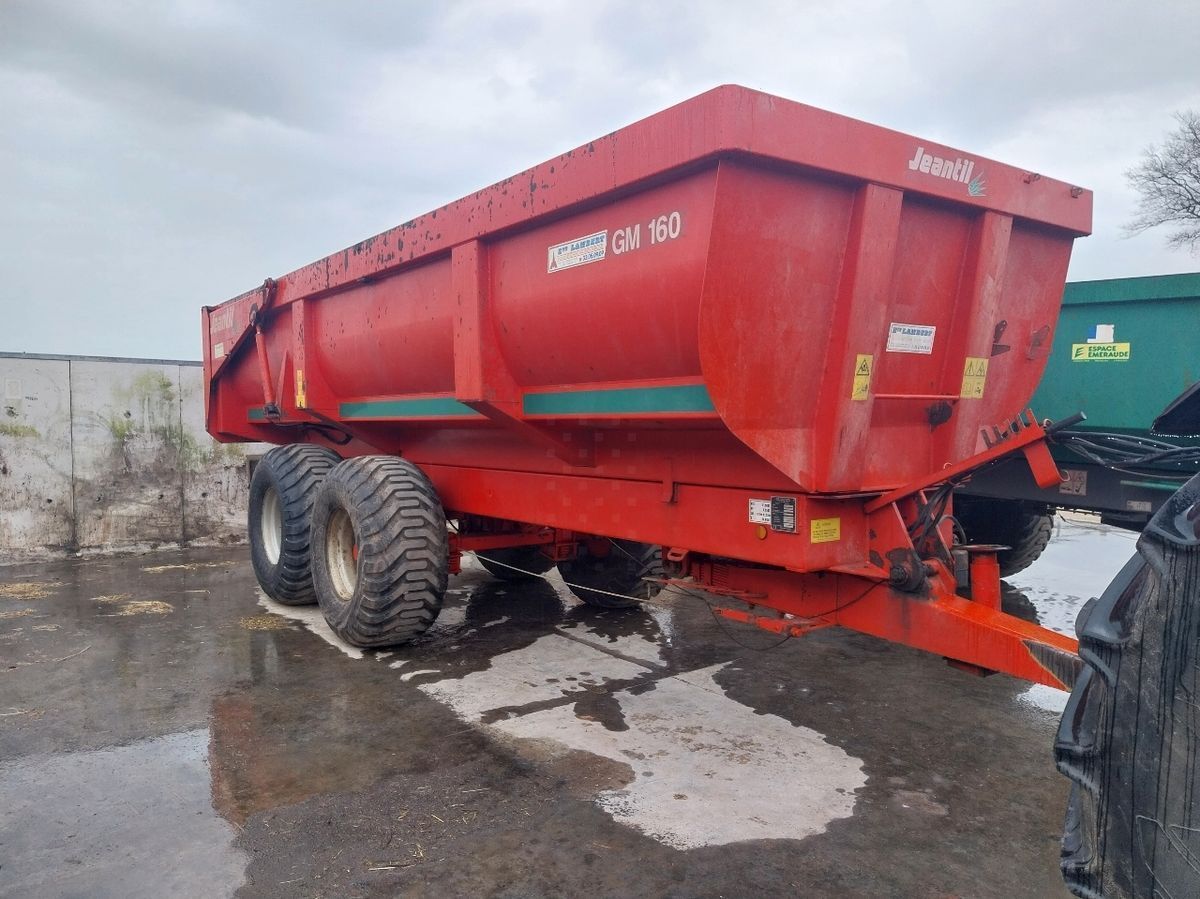 E-FARM: Jeantil gm160 - Benne - id ISP8FET - 19 500 € - Année: 2007 - France
