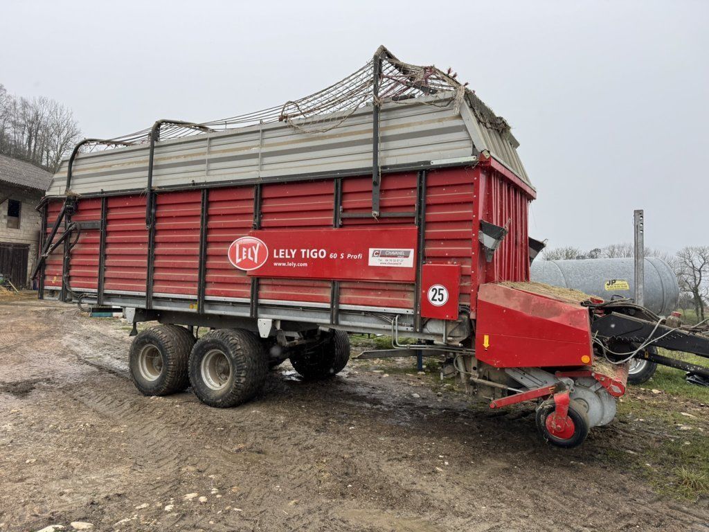 E-FARM: Lely tigo 60 s profi - Трейлер - id V3XN6BQ - 35 000 € - Год выпуска: 2015 - Франция