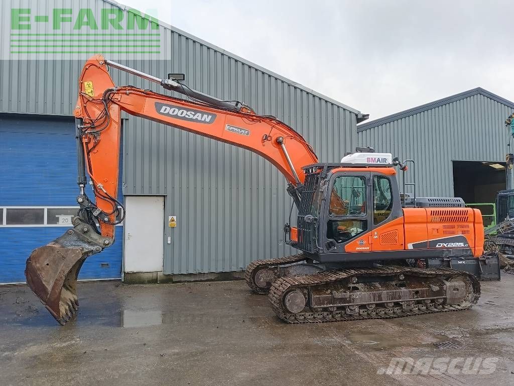 Doosan dx 225 lc-5 tracked excavator bagger ketten 2018 Koparka gąsienicowa 54 500 €