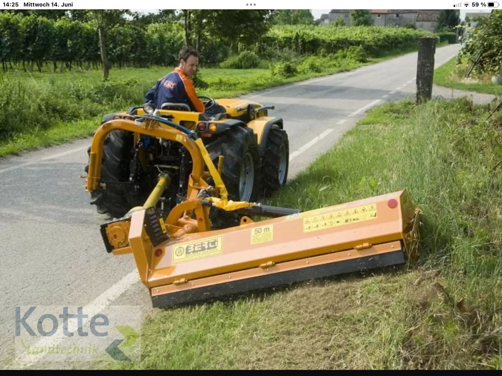 E-FARM: BERTI ta/m 160 - Segadora de arcén - id EPIS1A5 - 5100 € - Año: 2021 - Alemania