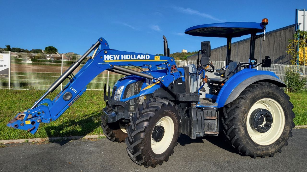 E-FARM: New Holland T5.95 - Tracteur - id YE4AAKU - Année: 2019 - Lecture du nombre d'heure: 3 495,Puissance du moteur (chevaux): 95,France