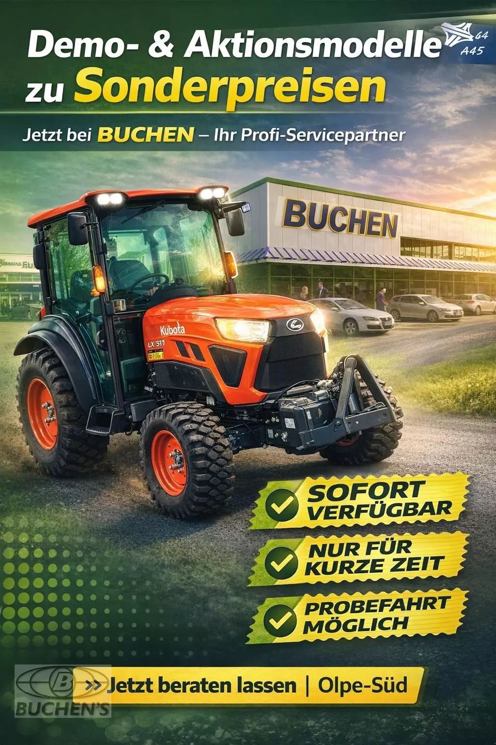Kubota lx351 cab Traktor 39.900 €
