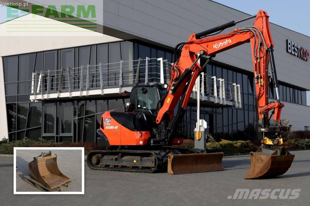 Kubota kx 080-4 Mini escavatore 72.500 €