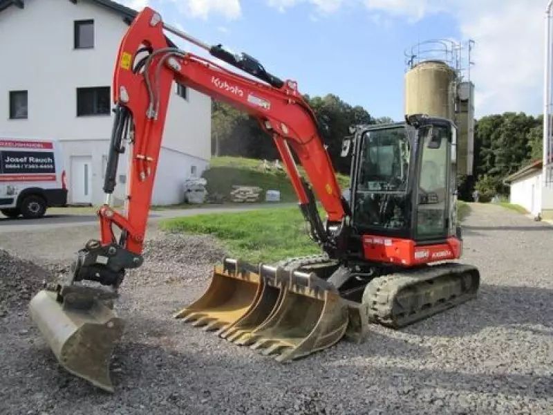 Kubota kx 060-5 - 5,9 ton.- klima + powertilt + 4 löffe Mini escavatore 63.900 €