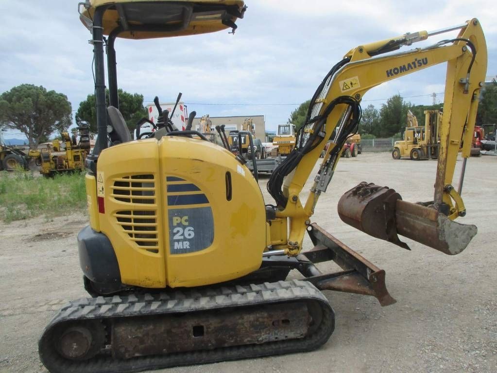 KOMATSU pc 26 mr-3 Mini kotrógép 22 000 EUR