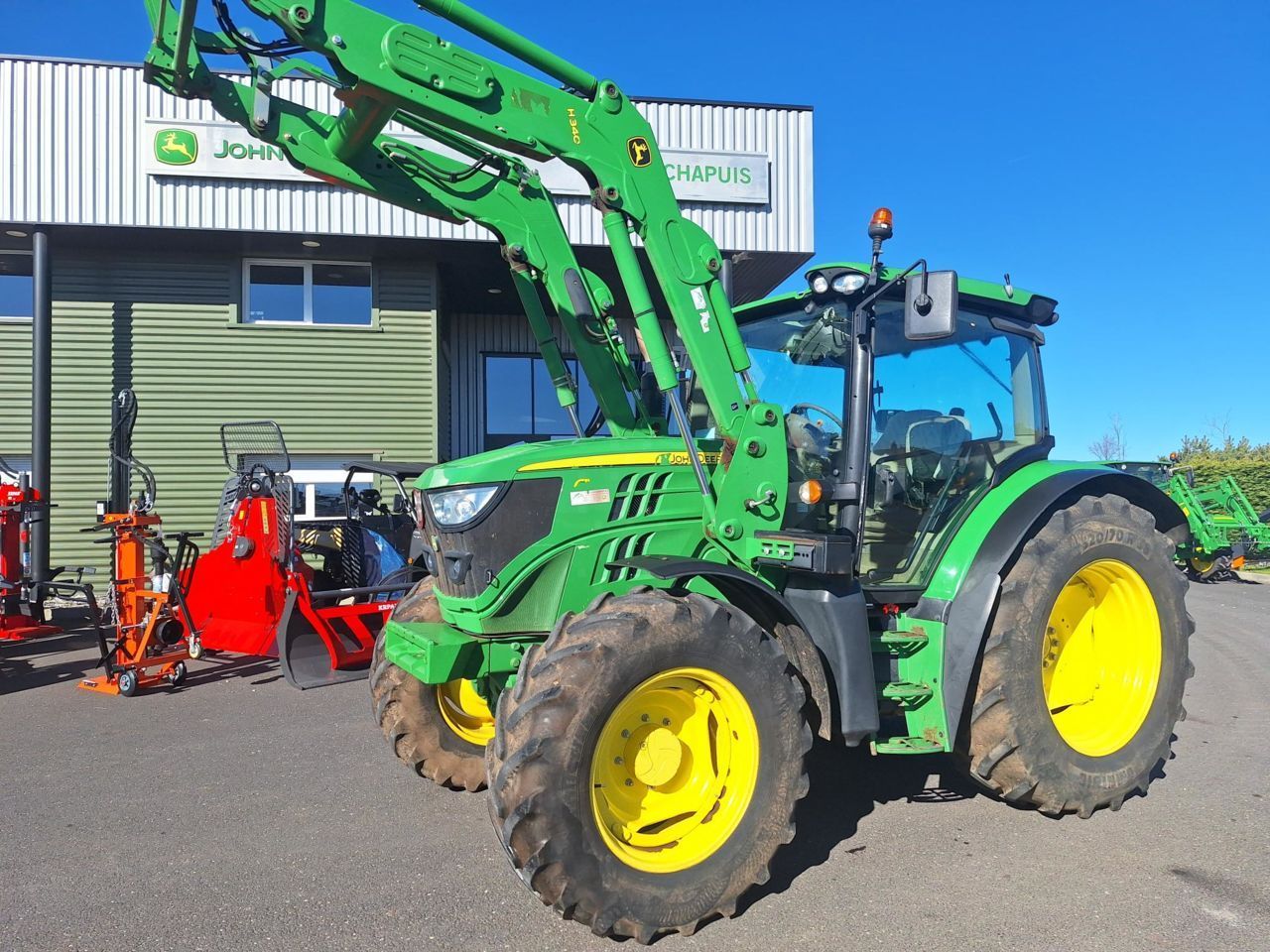 John Deere 6115 R Tractor €53,000
