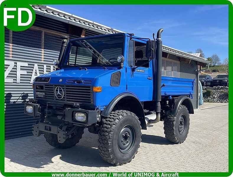Mercedes-Benz unimog u1400 , h-zulassung, heckzapfwelle, uvm. Vehículo de motor