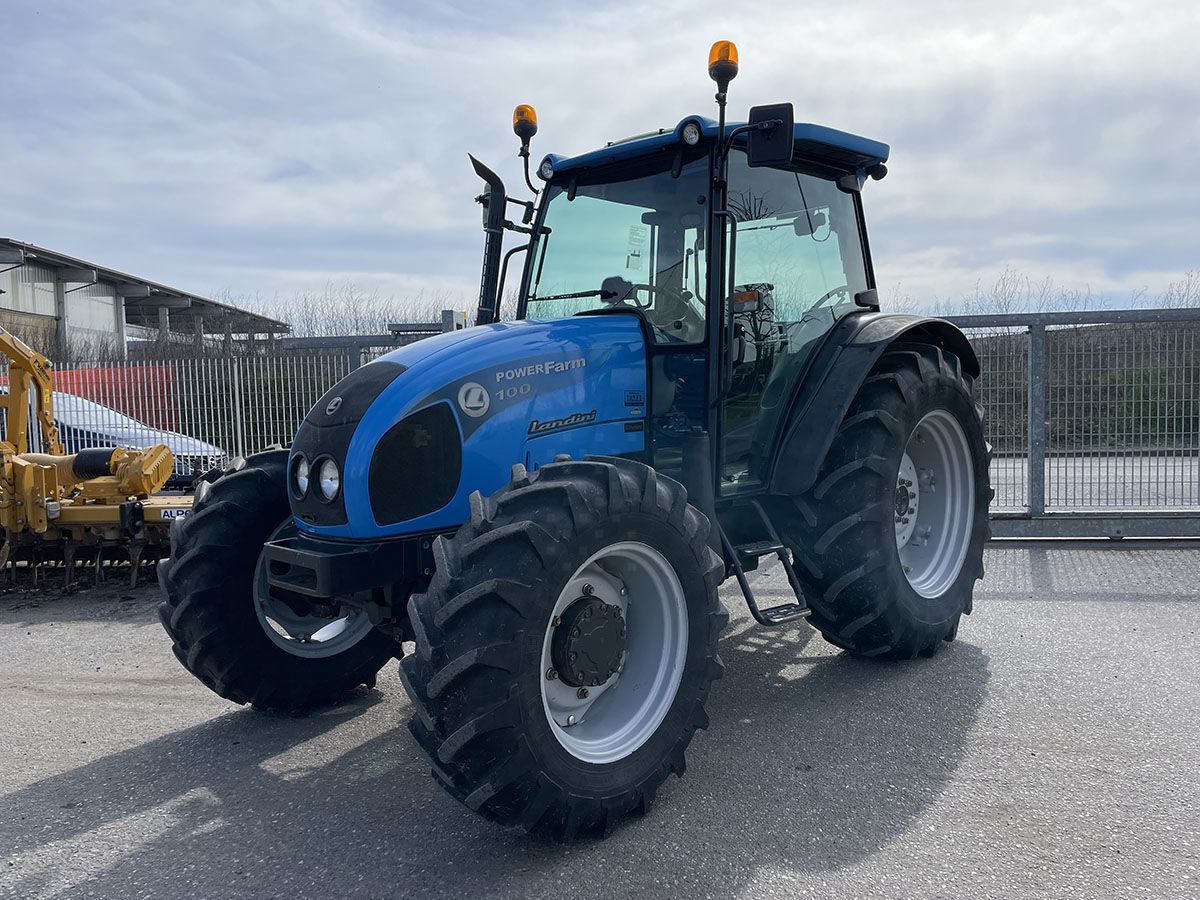 E-FARM: Landini Powerfarm 100 - Traktor - id BAI9RBJ - 30 750 € - Rok produkcji: 2011 - Motogodziny: 8715,Moc silnika: 100,Włochy
