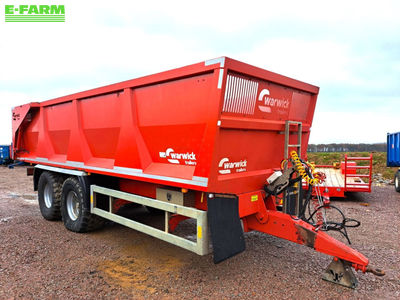 E-FARM: warwick fastmaster wb18mfms 18 tonne high speed grain trailer - Tipper - id FLL8SC9 - €19,719 - Year of construction: 2017 - United Kingdom