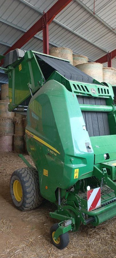 E-FARM: John Deere V461M - Presă de balotat - id K3NKIDR - Anul: 2019 - Numărul total de baloți produși: 12.000,Franța