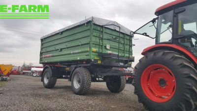 E-FARM: Metalfach t711/3 trailer 12 t + extensions 800mm + tarpaulin - Benne - id AP18Q98 - 18 790 € - Année: 2021