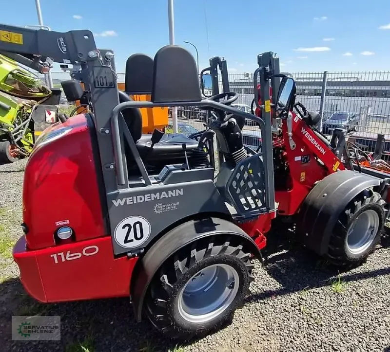 E-FARM: Weidemann 1160 - šarnyrinis krautuvas - id LHTMTDI - Gamybos metai: 2023 - Variklio darbo valandos: 4,Variklio galia (AG): 24,Vokietija