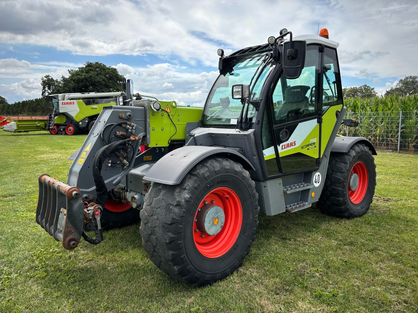 E-FARM: Claas SCORPION 756 VP ST5 - Telehandler - id VWUECHA - €83,500 - Year of construction: 2020 - Engine hours: 3,332,Engine power (HP): 156,Germany