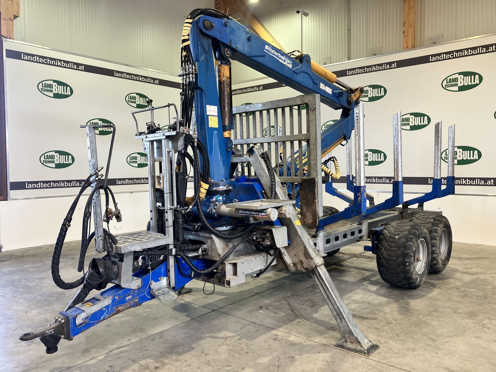 E-FARM: Binderberger rw 14 mit kran fk 8300 - Remolque forestal - id 3KWQYSH - 25.133 € - Austria