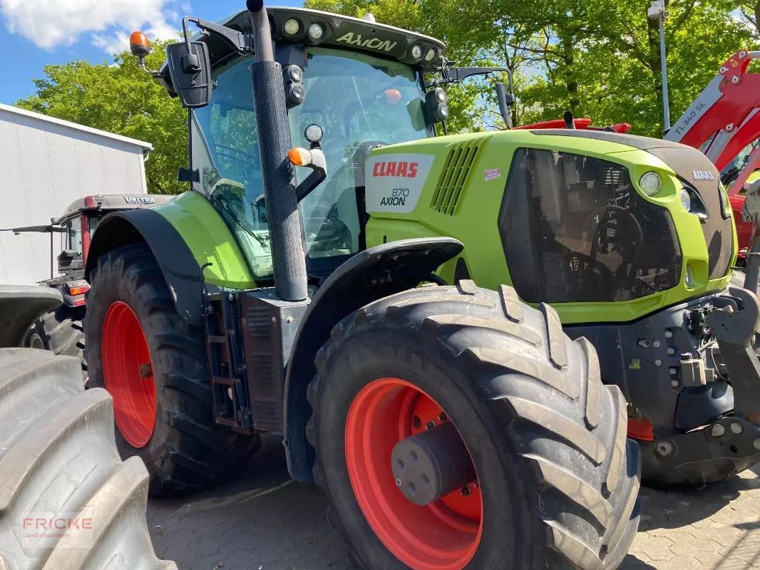 E-FARM: Claas Axion 870 CMATIC CEBIS - Tractor - id ETIZBPS - €69,900 - Year of construction: 2017 - Engine hours: 8,080,Engine power (HP): 290,Germany