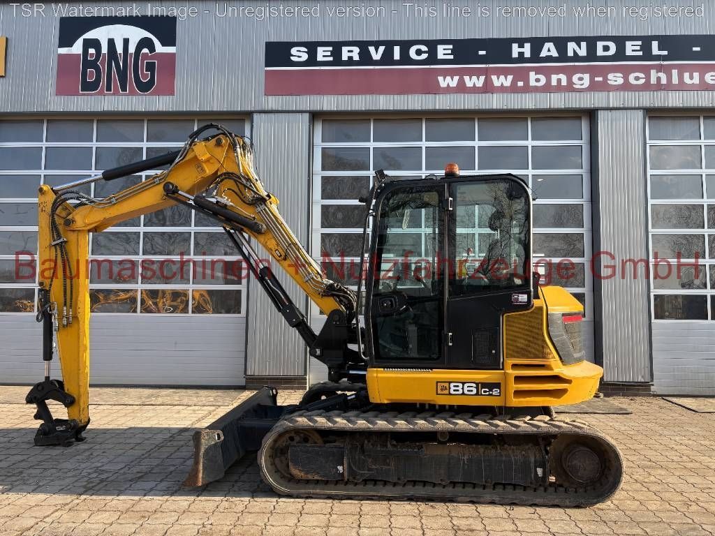 JCB 86c-2 tab bj 21 1.900h gebraucht bagger Mini excavator €50,500