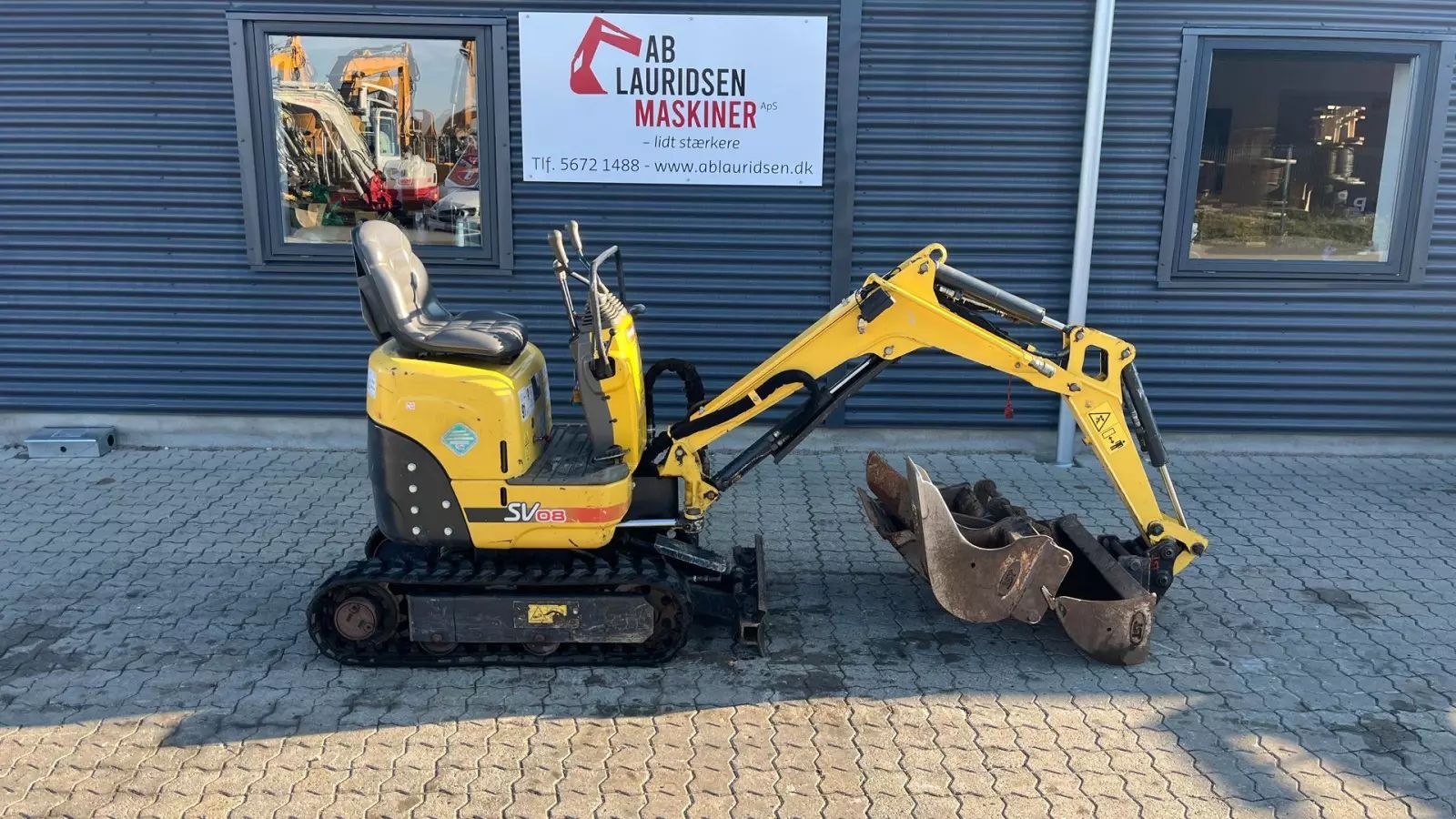 Yanmar sv08 hurtigskifte 3skovle+gruppetand Koparka 11 483 €